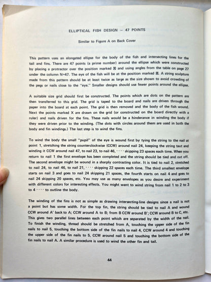 String Sculpture von John Winter (Sehr gut, 1972, Pbk, 64 Seiten, Creative Pub.)