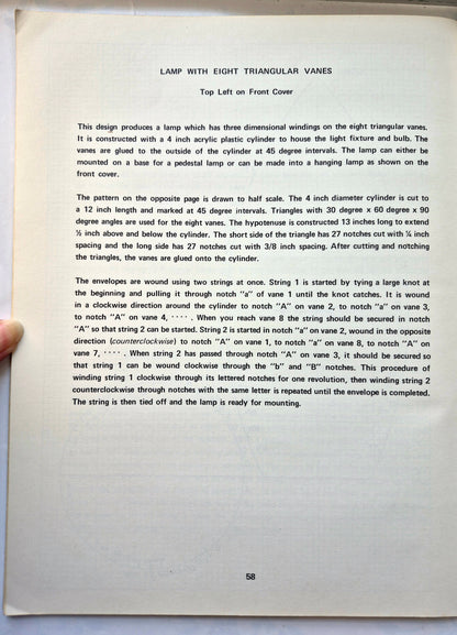 String Sculpture von John Winter (Sehr gut, 1972, Pbk, 64 Seiten, Creative Pub.)