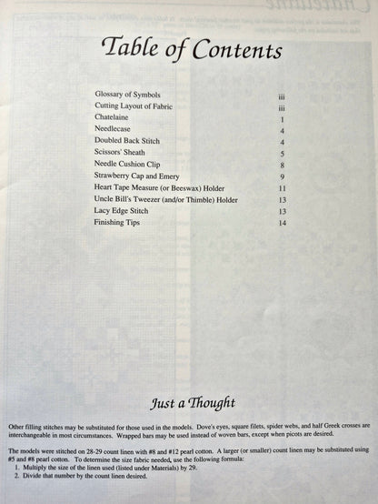 Hardanger Stitcher's Treasures von Janice Love (Sehr gut, 1991, Brosch., 14 S., Love 'N Stitches)