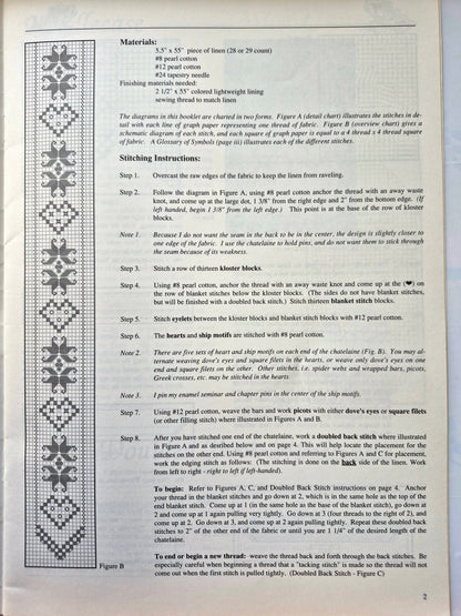 Hardanger Stitcher's Treasures von Janice Love (Sehr gut, 1991, Brosch., 14 S., Love 'N Stitches)