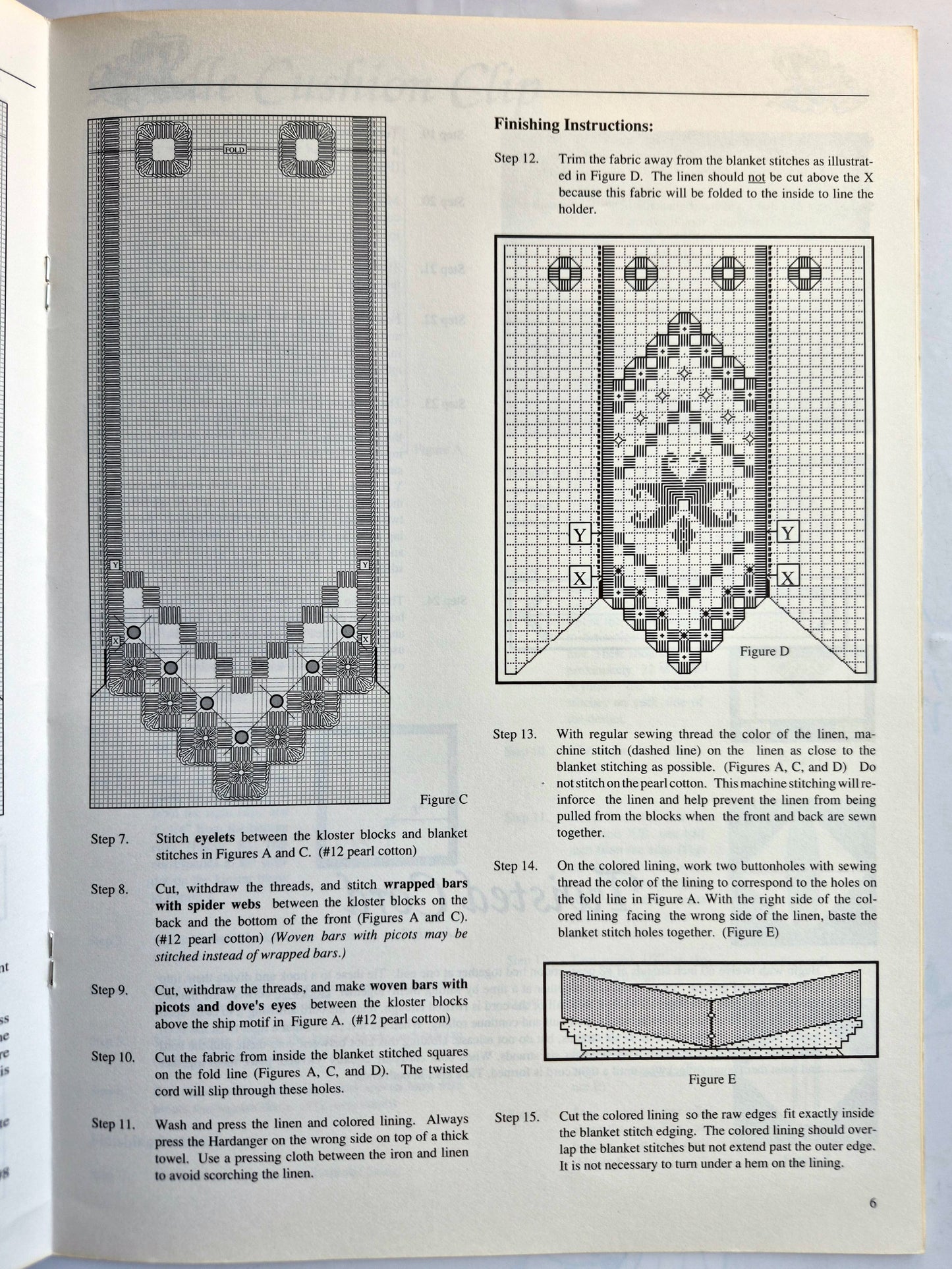 Hardanger Stitcher's Treasures von Janice Love (Sehr gut, 1991, Brosch., 14 S., Love 'N Stitches)