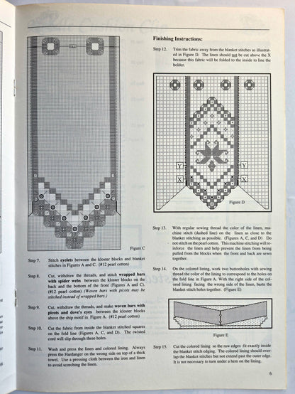 Hardanger Stitcher's Treasures von Janice Love (Sehr gut, 1991, Brosch., 14 S., Love 'N Stitches)