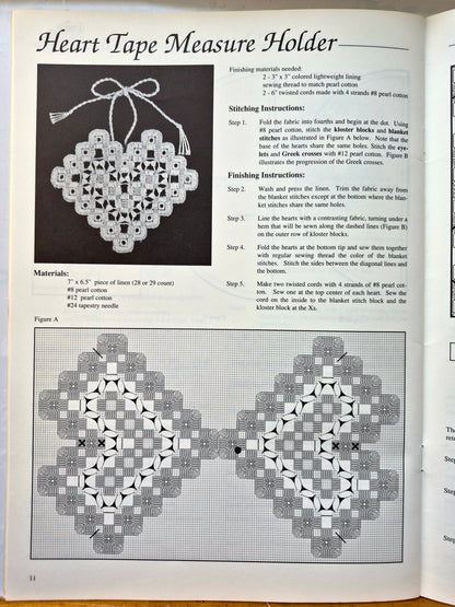 Hardanger Stitcher's Treasures von Janice Love (Sehr gut, 1991, Brosch., 14 S., Love 'N Stitches)