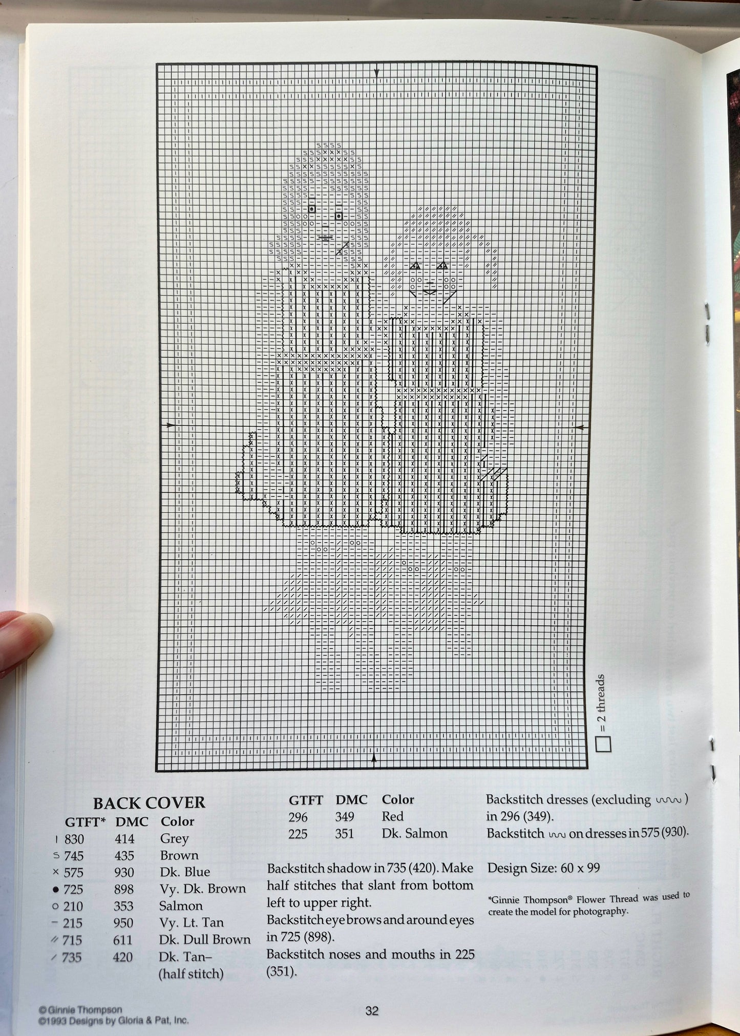 Ginnie Thompson's BookCovers by Gloria & Pat (Sehr gut, 1993, Taschenbuch, 63 Seiten, Designs von Gloria & Pat)