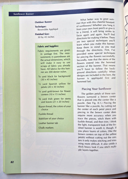 The Banner Book von Ruth Ann Lowery (Sehr gut, 1995, Pbk, 100 S., Chilton Book)