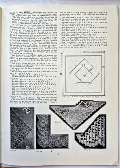 Filet Crochet: Projects and Charted Designs by Mrs. F.W. Kettelle (Sehr gut, 1979, Taschenbuch, 48 Seiten, Dover)