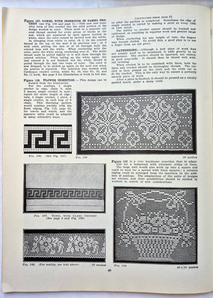 Filet Crochet: Projects and Charted Designs by Mrs. F.W. Kettelle (Sehr gut, 1979, Taschenbuch, 48 Seiten, Dover)