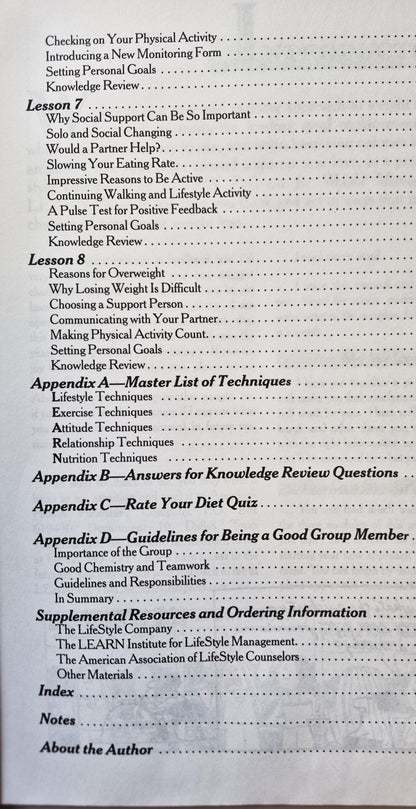 Das LEARN-Programm zum Gewichtsmanagement Modul Eins von Kelly D. Brownell (Sehr gut, 2000, Pbk, 138 S., American Health Pub.)