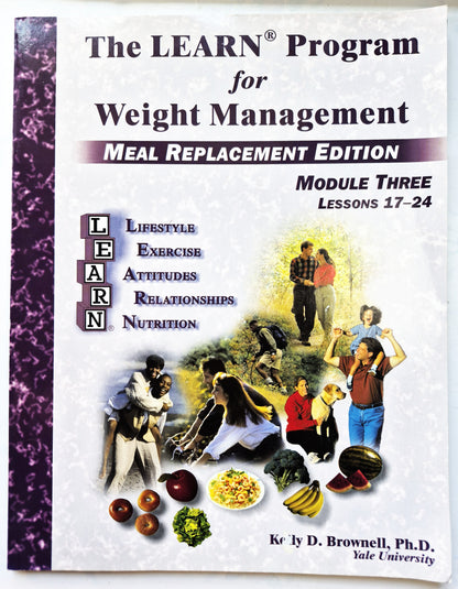The LEARN-Programm zur Gewichtskontrolle Modul Drei von Kelly D. Brownell (Sehr gut, 2000, Pbk, 122 S., American Health Pub.)