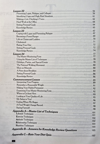 The LEARN-Programm zur Gewichtskontrolle Modul Drei von Kelly D. Brownell (Sehr gut, 2000, Pbk, 122 S., American Health Pub.)