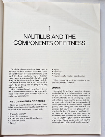 The Complete Book of Nautilus Training von Michael D. Wolf (Gut, 1984, TB, 122 S., Contemporary Books)