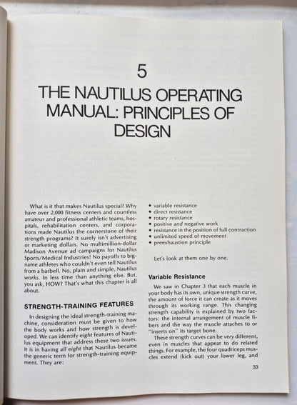 The Complete Book of Nautilus Training von Michael D. Wolf (Gut, 1984, TB, 122 S., Contemporary Books)