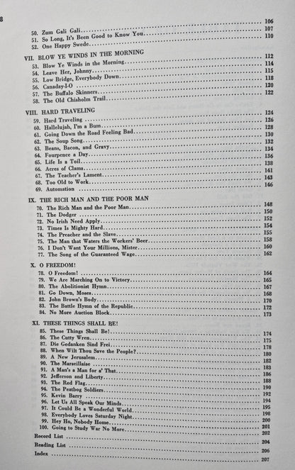 Songs of Work and Protest: 100 Favorite Songs of American Workers von Edith Fowke; Joe Glazer (Gut, 1973, Taschenbuch, 209 Seiten, Dover)