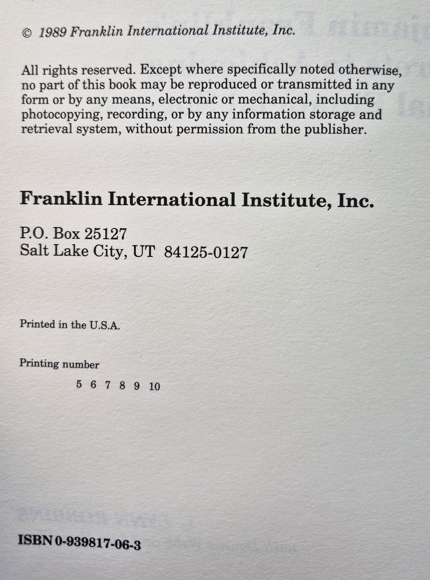 Uncommon Cents: Benjamin Franklin's Secrets to Achieving Personal Financial Success von Lynn G. Robbins; Dennis Webb; Lisa Vermillion (Gut, 1989, Tb., 111 S., Franklin Int'l. Inst.)