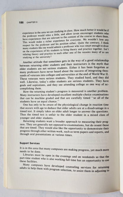 Lerntechniken für Erwachsene, die in die Schule zurückkehren von Jerold W. Apps (Gut, 1982, Taschenbuch, 200 Seiten, McGraw Hill Inc.)