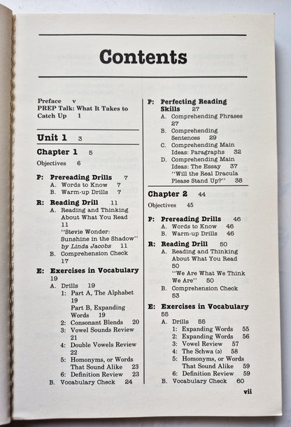 Prep for Better Reading 2nd Ed. von W. Royce Adams (Gut, 1984, TB, 369 S., CBS College Pub.)