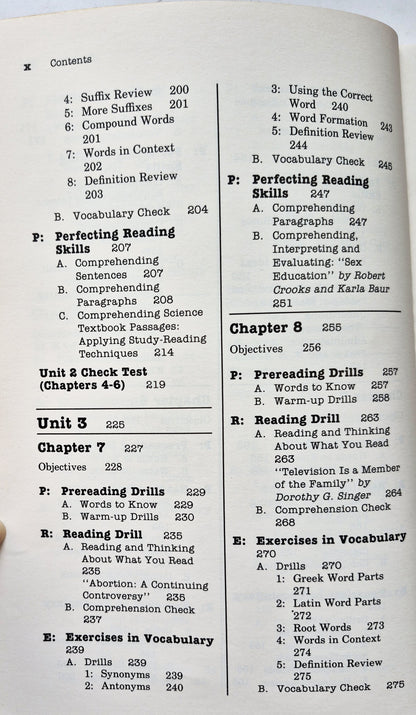Prep for Better Reading 2nd Ed. von W. Royce Adams (Gut, 1984, TB, 369 S., CBS College Pub.)