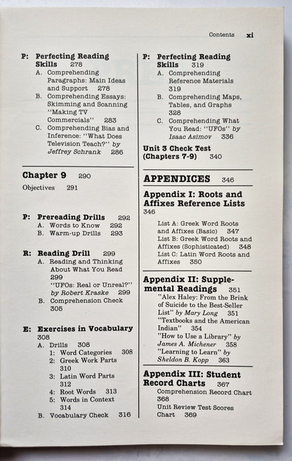 Prep for Better Reading 2nd Ed. von W. Royce Adams (Gut, 1984, TB, 369 S., CBS College Pub.)