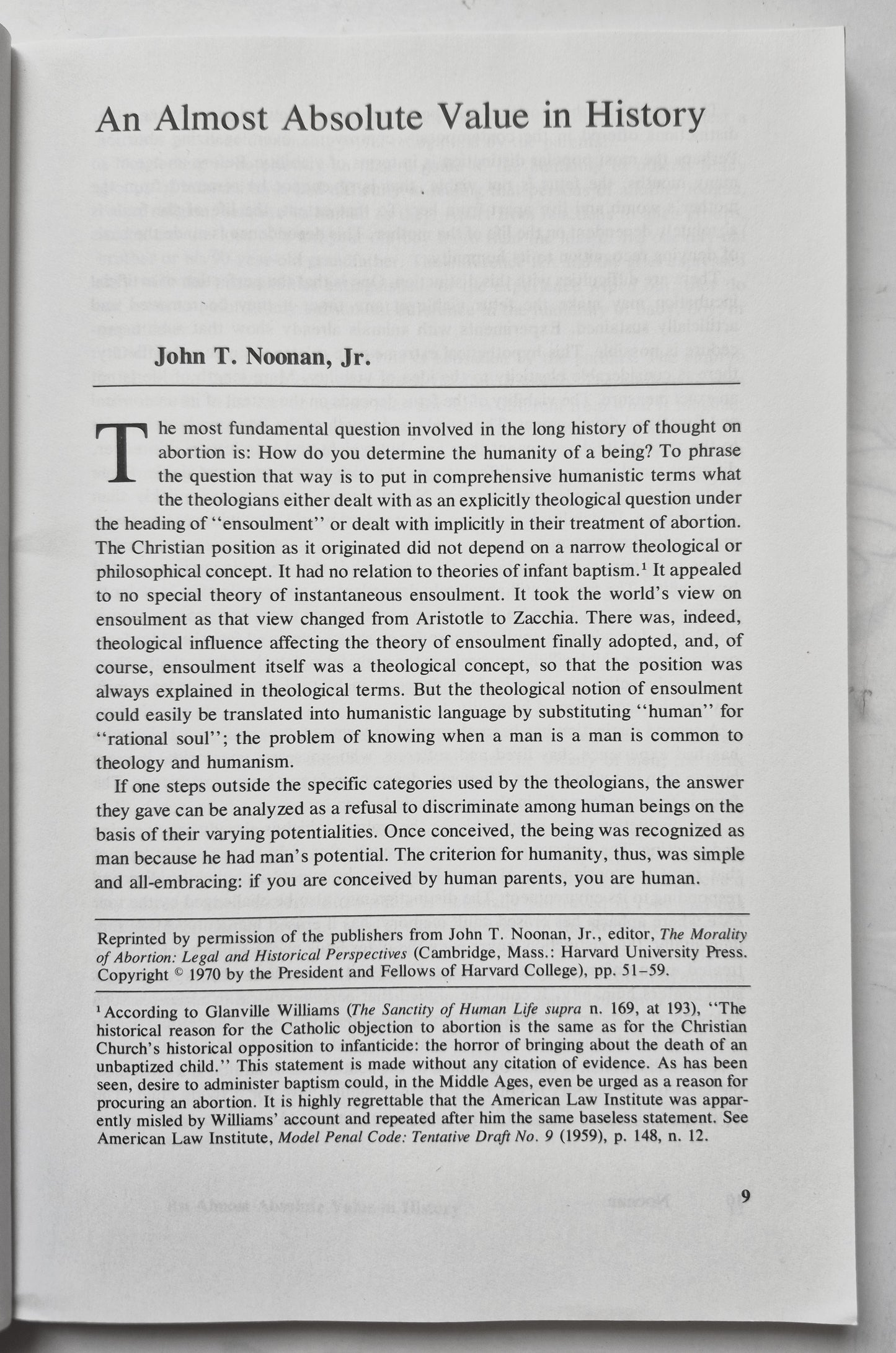 The Problem of Abortion by Joel Feinberg (Sehr gut, 1984, TB, 201 S., Wadsworth Pub.)