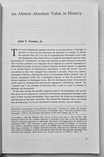 The Problem of Abortion by Joel Feinberg (Sehr gut, 1984, TB, 201 S., Wadsworth Pub.)