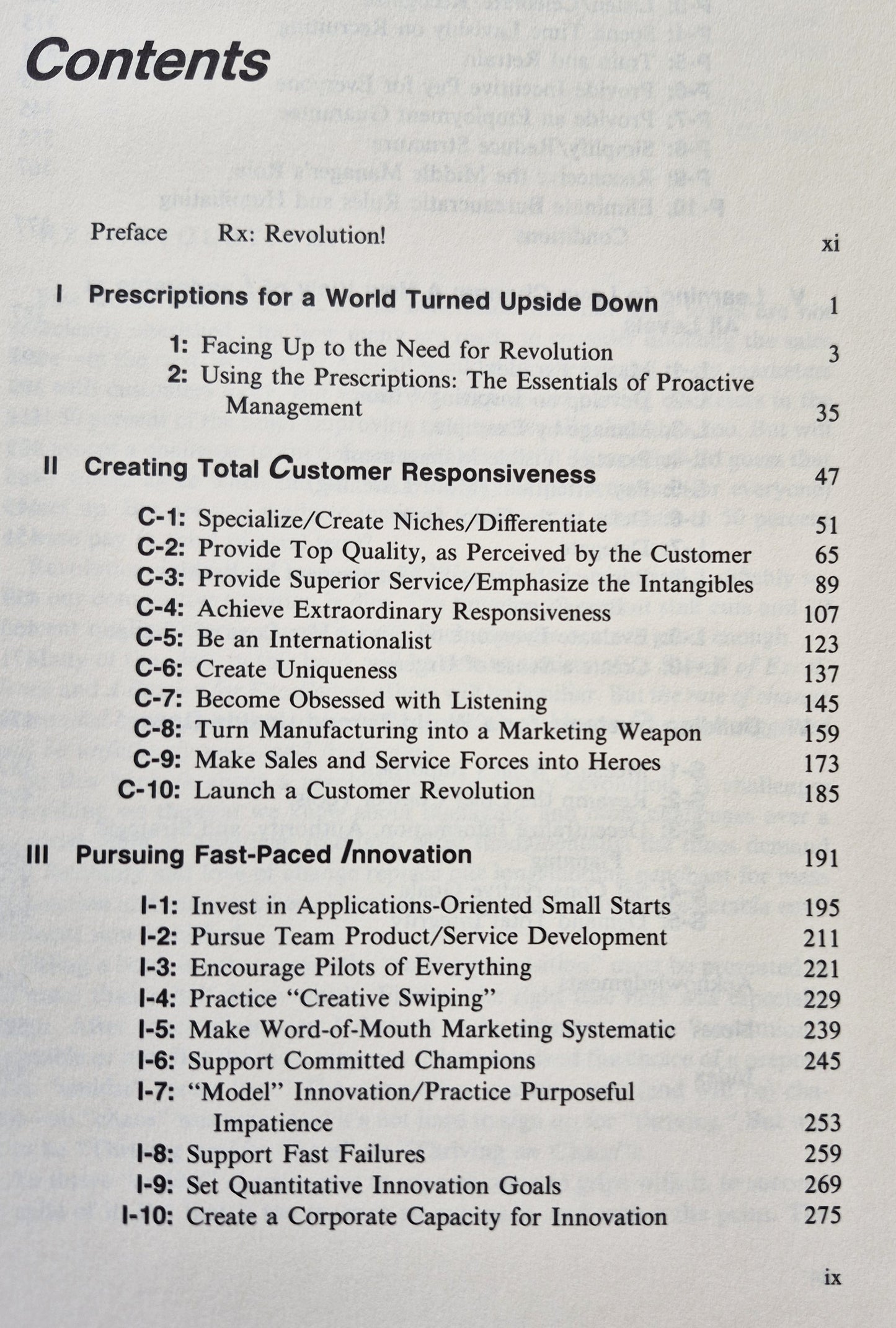 Thriving on Chaos: Handbook for a Management Revolution von Tom Peters (Sehr gut, 1987, Taschenbuch, 562 Seiten, Alfred A. Knopf)