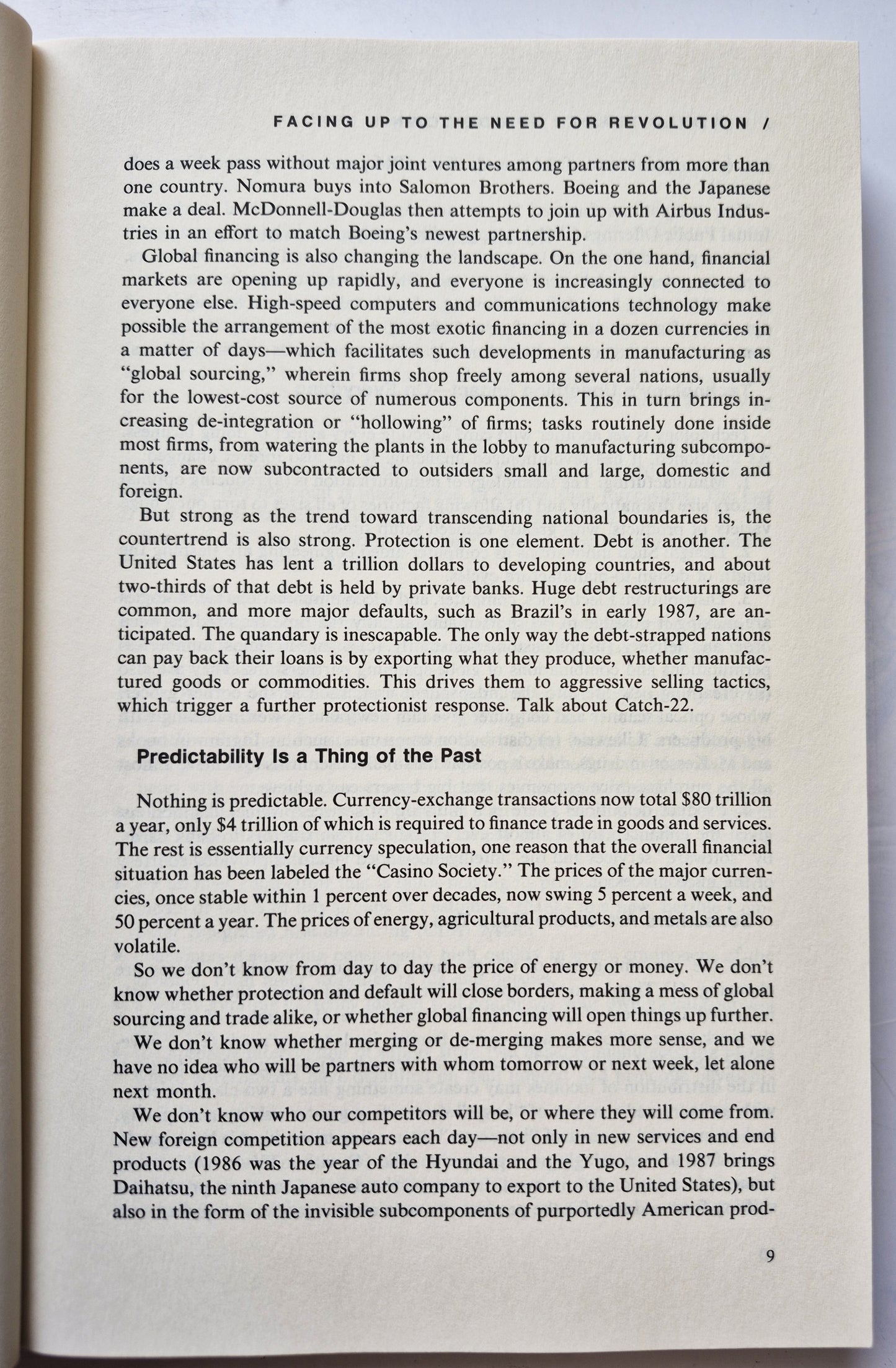Thriving on Chaos: Handbook for a Management Revolution von Tom Peters (Sehr gut, 1987, Taschenbuch, 562 Seiten, Alfred A. Knopf)