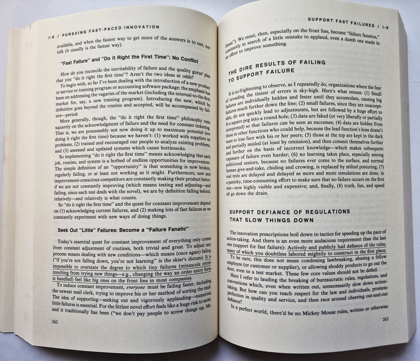 Thriving on Chaos: Handbook for a Management Revolution von Tom Peters (Sehr gut, 1987, Taschenbuch, 562 Seiten, Alfred A. Knopf)