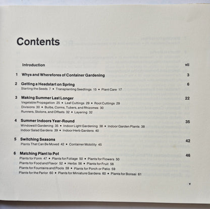 Growing Food & Flowers in Containers von Ted Flanagan (Sehr gut, 1973, Pbk, 121 S., Garden Way Pub.)