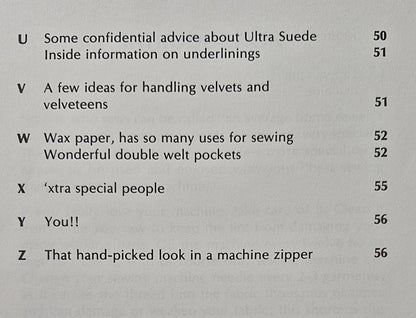 Sewing Specialtities von Irene M. James (Sehr gut, 1982, TB, 58 S., IM James Enterprises)