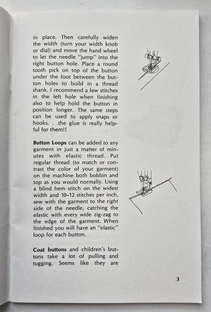 Sewing Specialtities von Irene M. James (Sehr gut, 1982, TB, 58 S., IM James Enterprises)