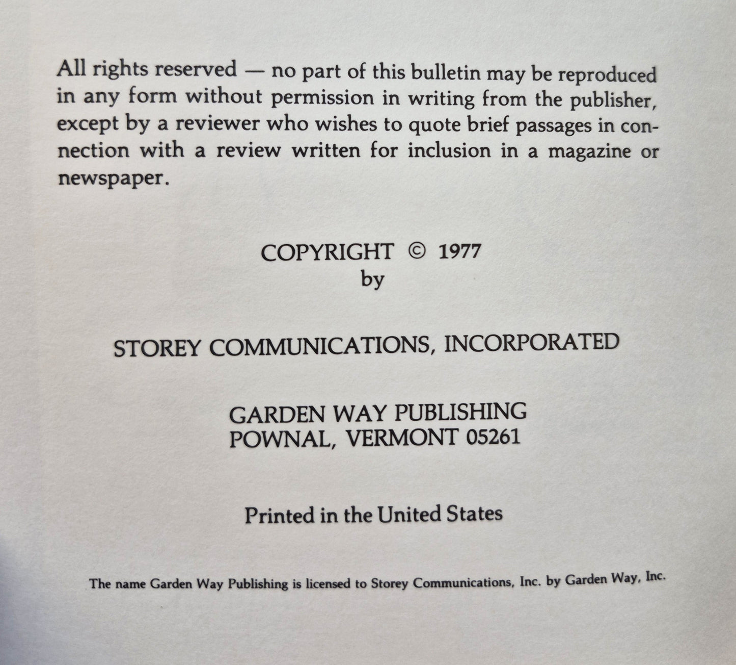 Braiding Rugs von Nancy Bubel (Sehr gut, 1977, Pbk, 32 Seiten, Storey Communications)
