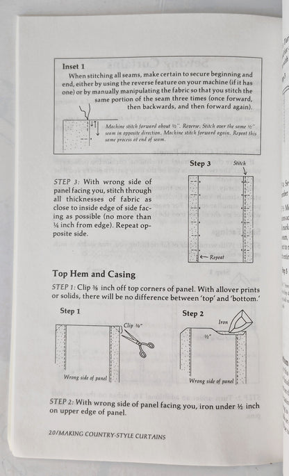 Making Country-Style Curtains von Barbara F. Casey (Sehr gut, 1987, Pbk, 32 S., Story Books)