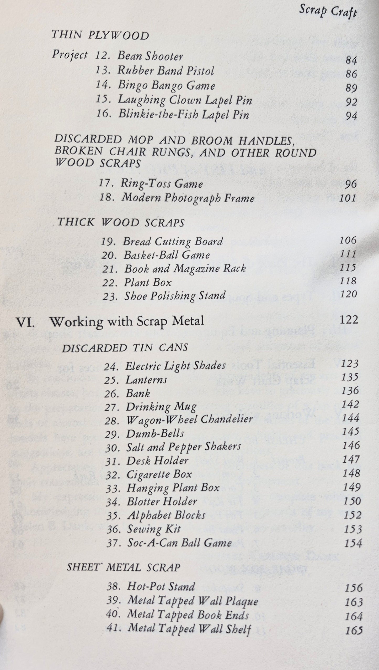 Scrap Craft 105 Projekte von Michael C. Dank (Gut, 1969, Pb., 376 S., Dover)