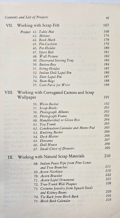 Scrap Craft 105 Projekte von Michael C. Dank (Gut, 1969, Pb., 376 S., Dover)