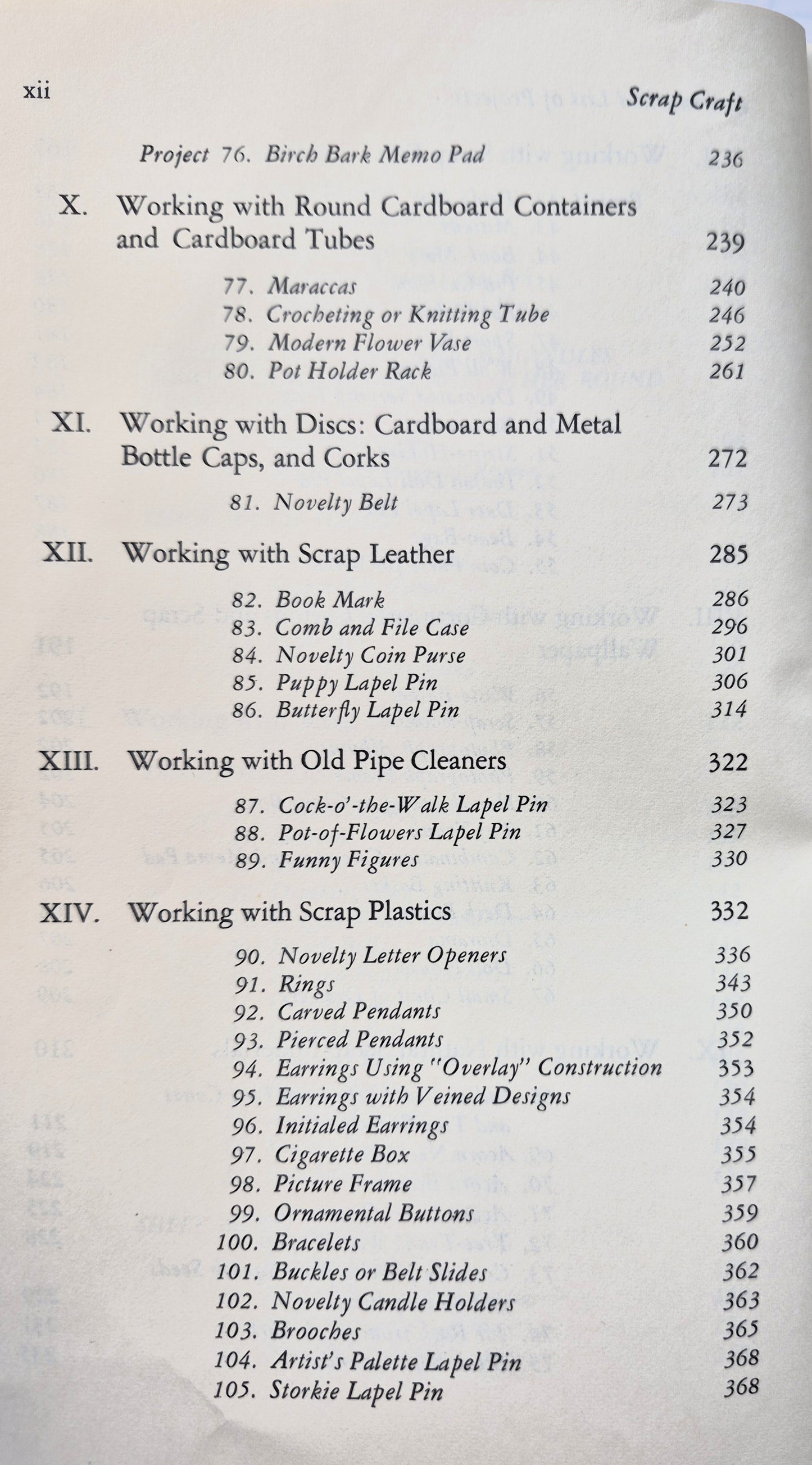 Scrap Craft 105 Projekte von Michael C. Dank (Gut, 1969, Pb., 376 S., Dover)