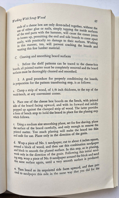 Scrap Craft 105 Projekte von Michael C. Dank (Gut, 1969, Pb., 376 S., Dover)