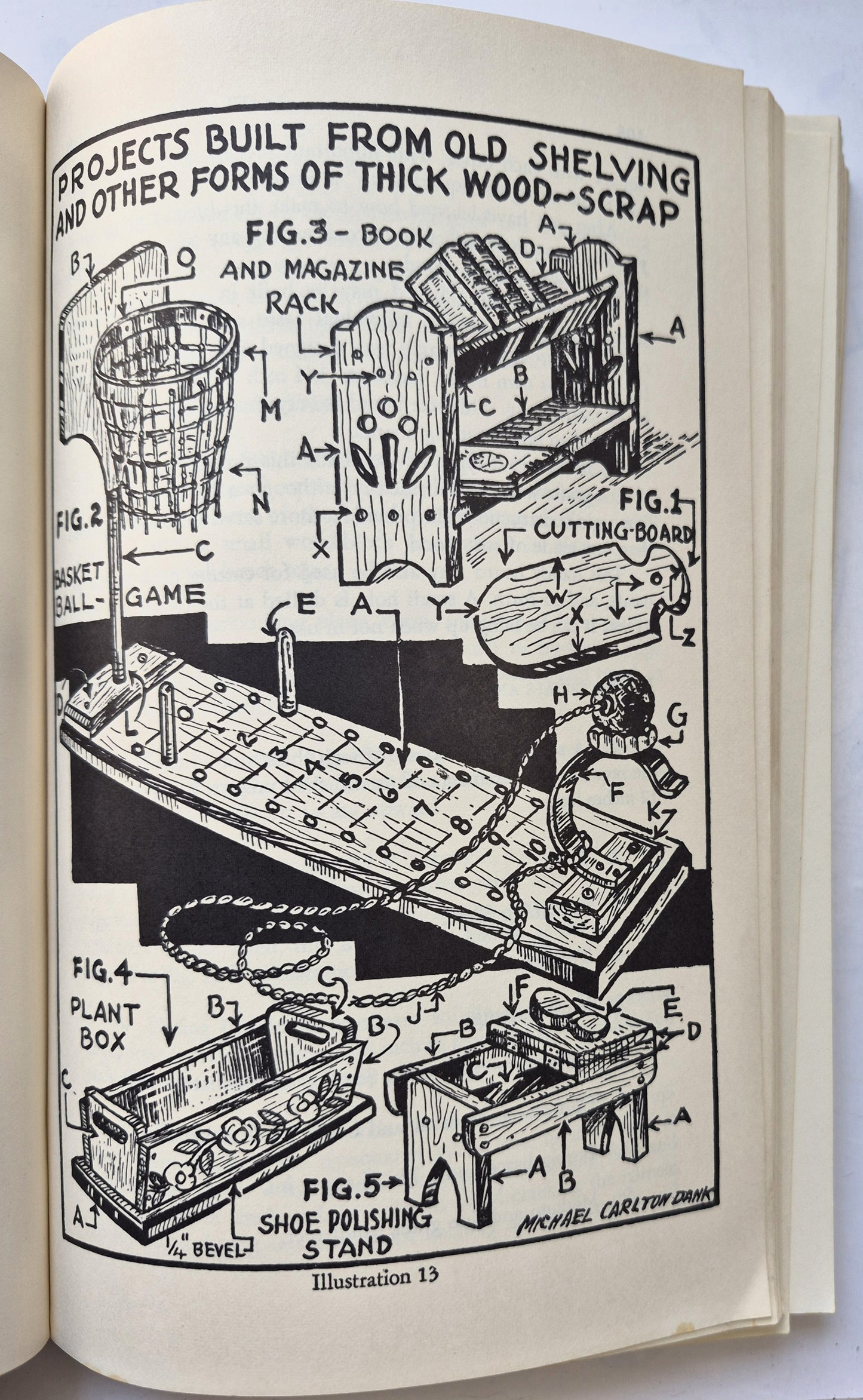 Scrap Craft 105 Projekte von Michael C. Dank (Gut, 1969, Pb., 376 S., Dover)