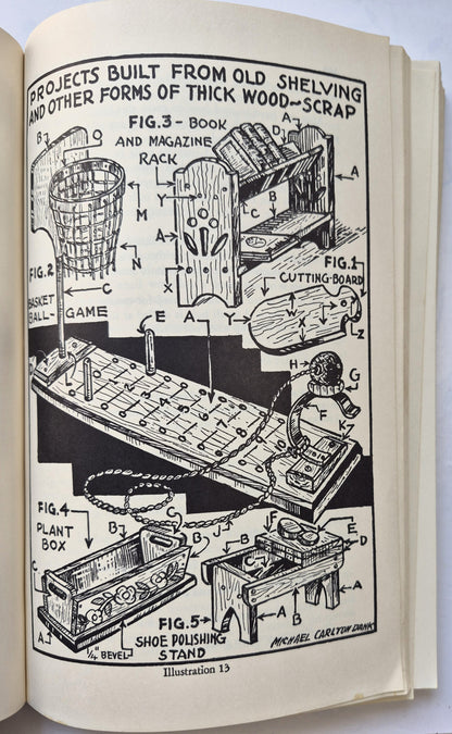 Scrap Craft 105 Projekte von Michael C. Dank (Gut, 1969, Pb., 376 S., Dover)