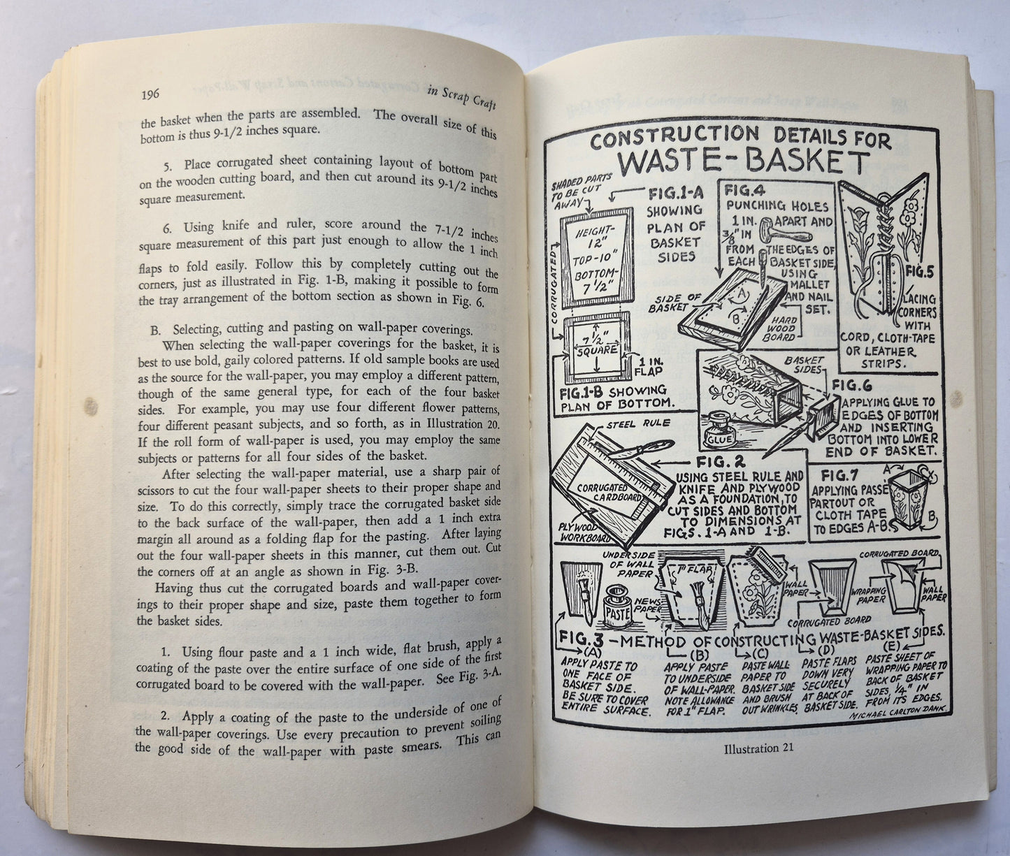 Scrap Craft 105 Projekte von Michael C. Dank (Gut, 1969, Pb., 376 S., Dover)