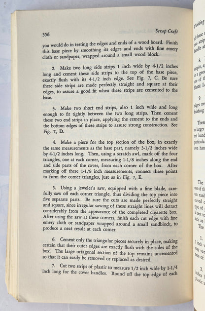 Scrap Craft 105 Projekte von Michael C. Dank (Gut, 1969, Pb., 376 S., Dover)