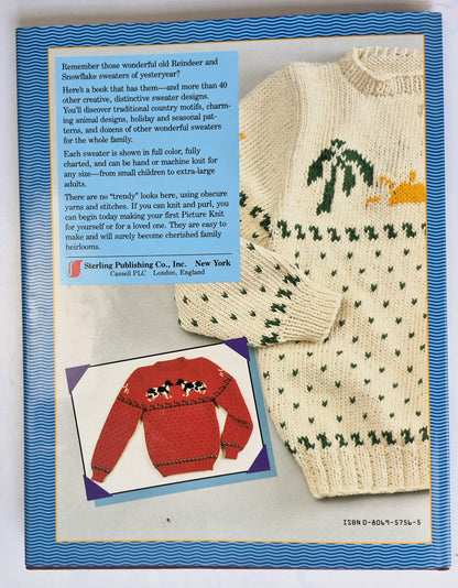 Picture Knits: More than Forty Distinctive Easy-to-Make Sweater Patterns by Lori Cosgrove (Sehr gut, 1989, HC, 128 Seiten, Sterling Lark)