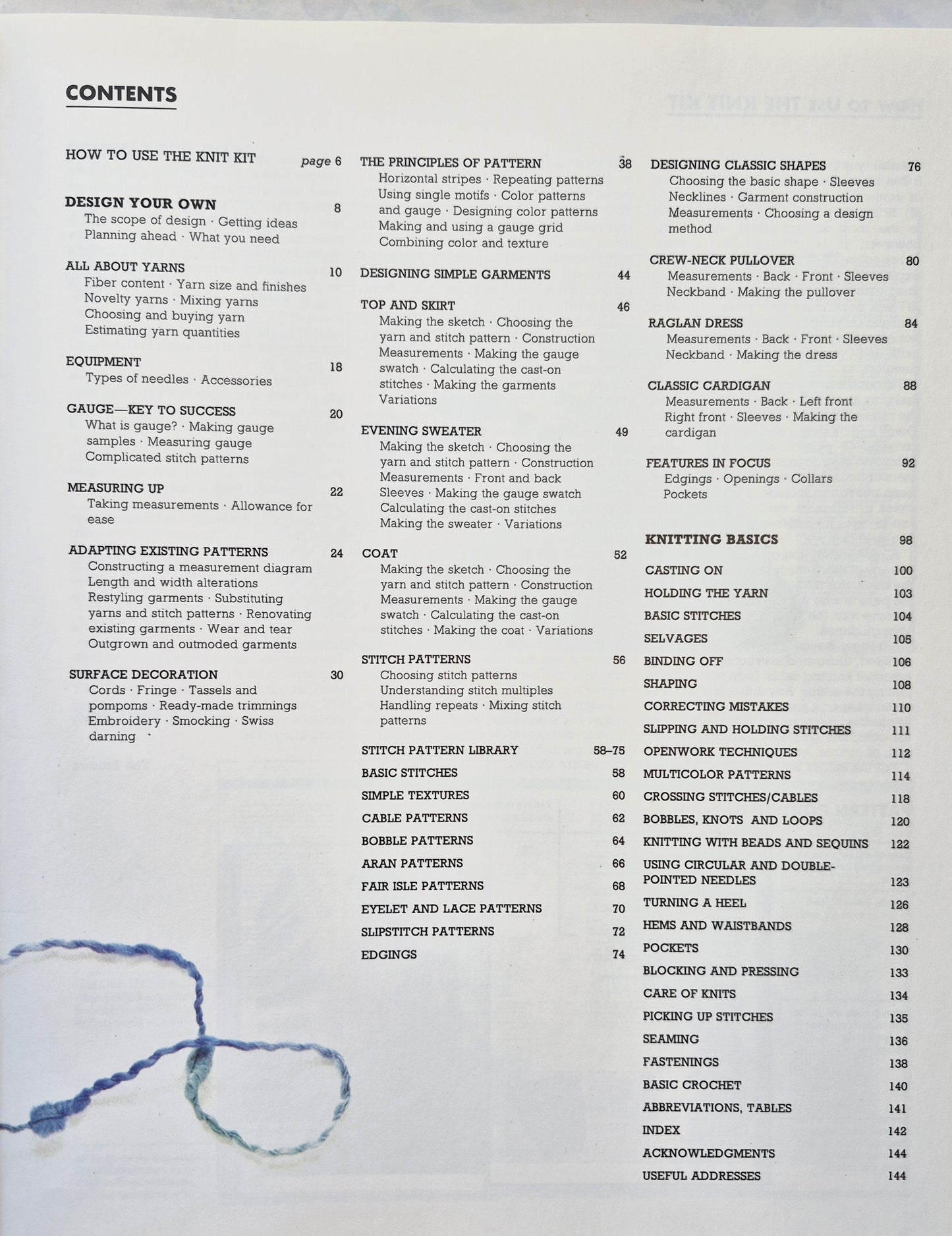 The Knit Kit von Sandy Carr; Josie May; Eleanor Van Zandt (Sehr gut, 1985, Villard Books)