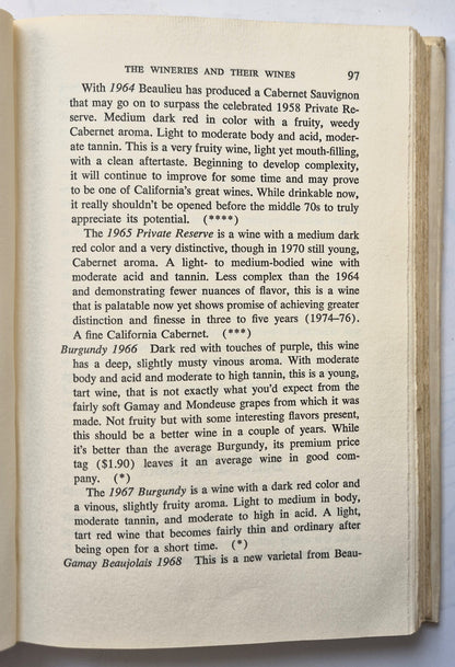 The Fine Wines of California by Hurst Hannum; Robert S. Blumberg (Gut, 1971, geb., 311 S., Doubleday & Co.)
