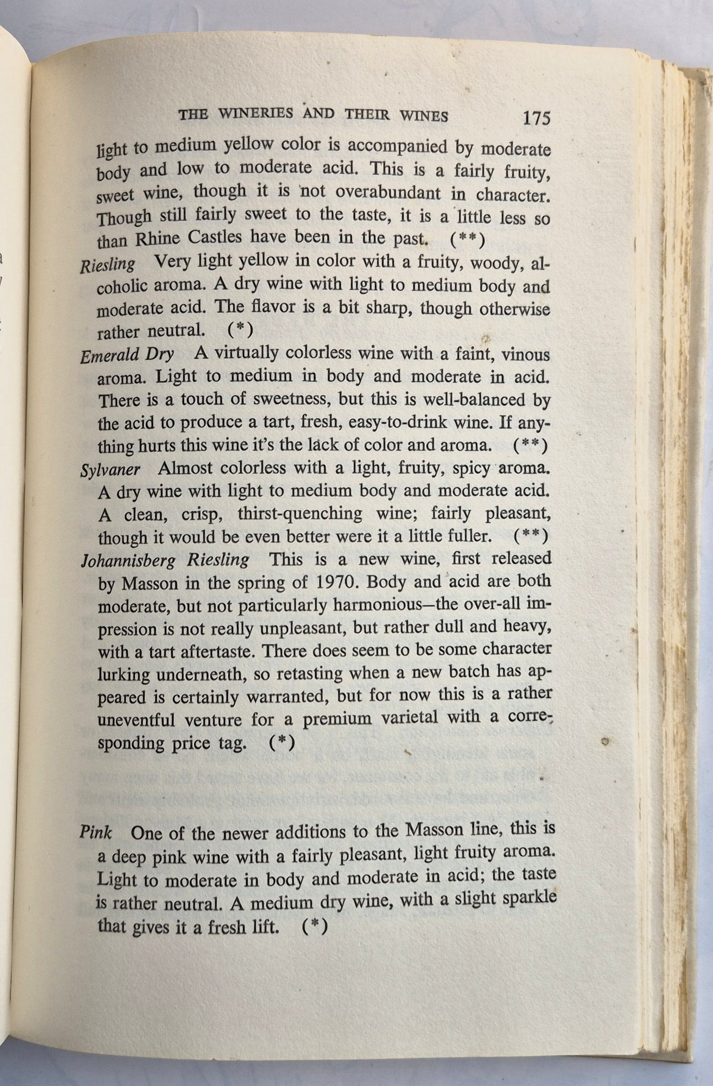 The Fine Wines of California by Hurst Hannum; Robert S. Blumberg (Gut, 1971, geb., 311 S., Doubleday & Co.)