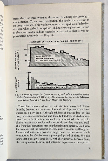 A Decade with Diuril (chlorothiazide) by Charles Lyght (Very good, 1968, HC, 112 pgs, Merck Sharp & Dohme)