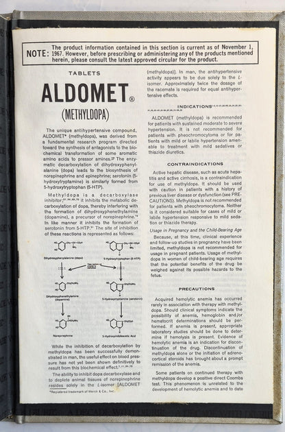 A Decade with Diuril (chlorothiazide) by Charles Lyght (Very good, 1968, HC, 112 pgs, Merck Sharp & Dohme)