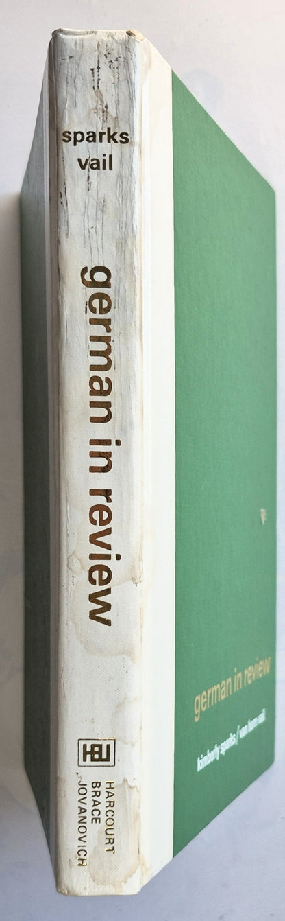 German in Review von Kimberly Sparks; Van Horn Vail (Sehr gut, 1967, gebunden, 317 Seiten, Harcourt Brace Jovanovich)