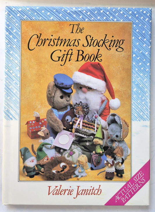 The Christmas Stocking Gift Book by Valerie Janitch (Very Good, 1990, HC, 120 pgs, David & Charles Pub.)