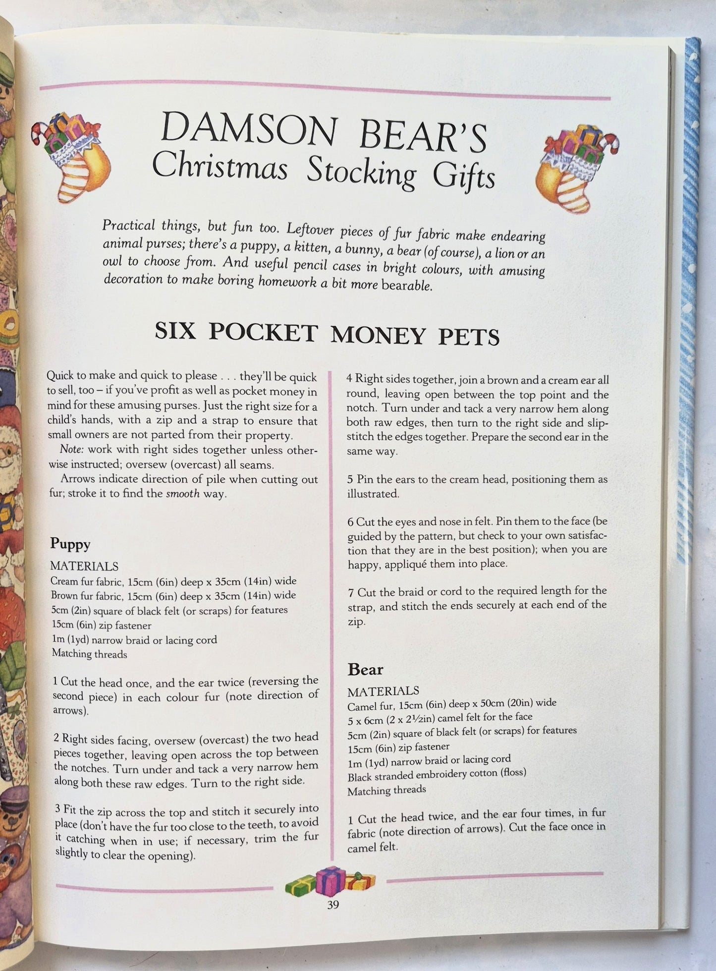 The Christmas Stocking Gift Book von Valerie Janitch (Sehr gut, 1990, HC, 120 Seiten, David & Charles Pub.)