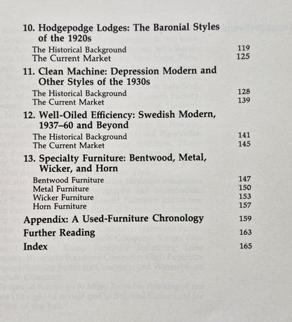 The Bargain Hunters Guide to Used Furniture by Thomas M. Voss (Good, 1980, Pbk, 169 pgs, Dell Publishing)